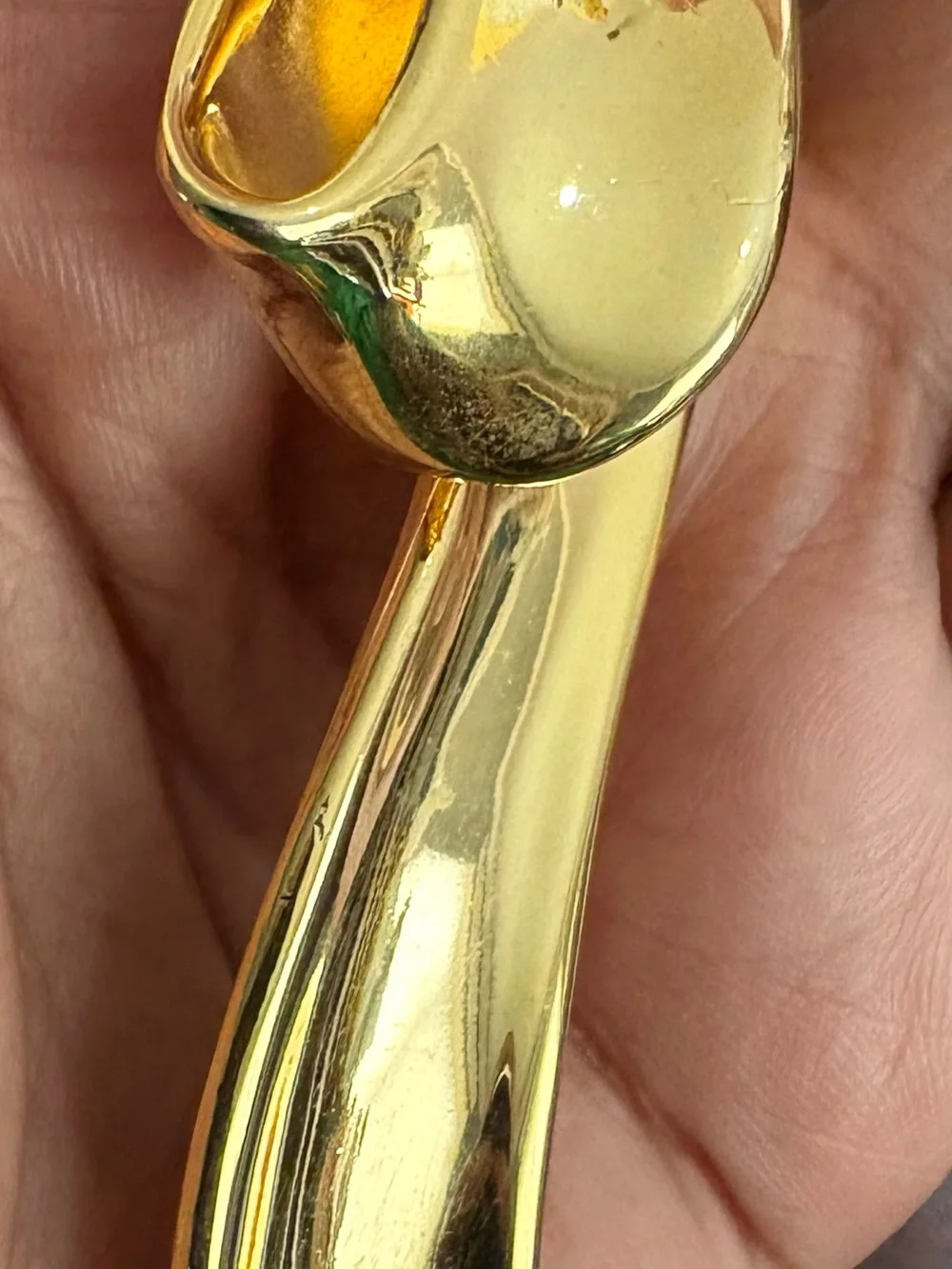 Vintage Avon Gold Tone Abstract Brooch 1970’s
